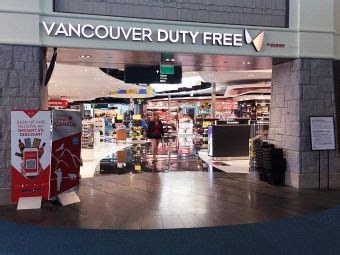 vancouver canada duty free store.